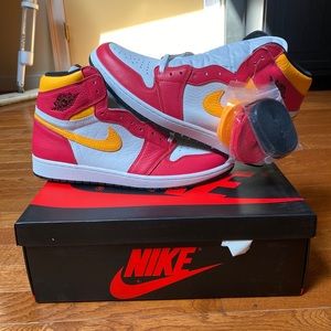 Jordan 1's Light fusion red